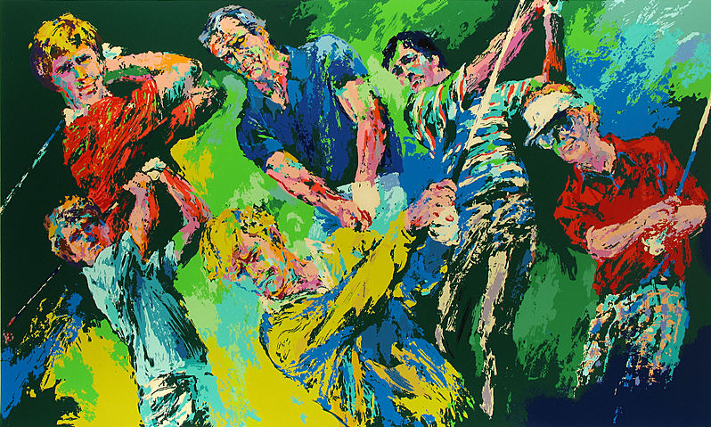 Leroy Neiman - Golf Winners - Limited Edition Serigraph