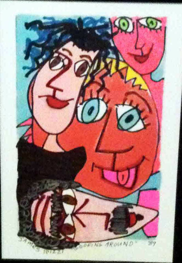 James Rizzi - Goofing Around - Original Painting - Art-marker 