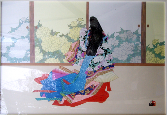 Hisashi Otsuka - Graceful Elegance - Limited Edition Mixed Media
