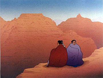 RC Gorman - Grand Canyon - Limited Edition Lithograph