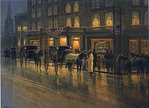 Stan Solomon - Grand Opening - Original Painting - on Canvas