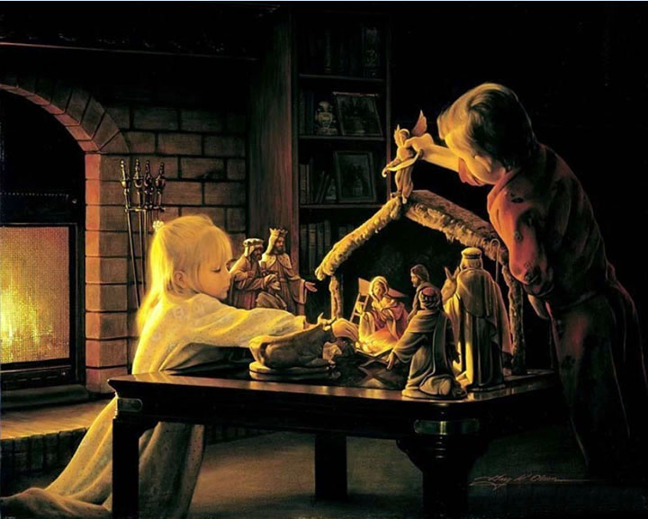 Greg Olsen - Angels of Christmas - Limited Edition Lithograph