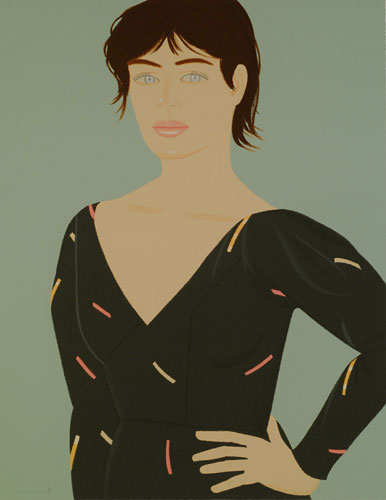 Alex Katz - Grey Dress - Limited Edition Silkscreen