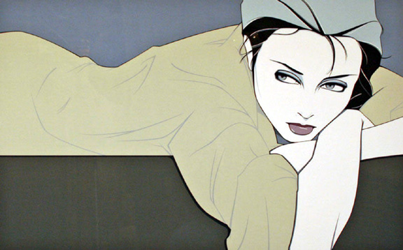 Patrick Nagel - Gray Lady - Limited Edition Serigraph