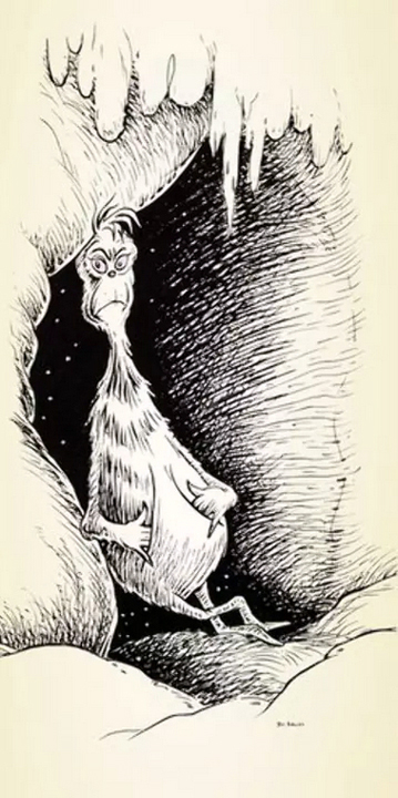 Dr Seuss - Grinch At Mt. Crumpit - Limited Edition Estate Signed 