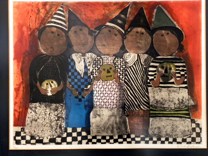 Graciela Rodo Boulanger - Halloween Trick or Treat - Limited Edition Lithograph