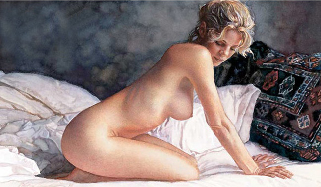 Steve Hanks - A Touch of Soft Sunlight - Limited Edition Lithograph