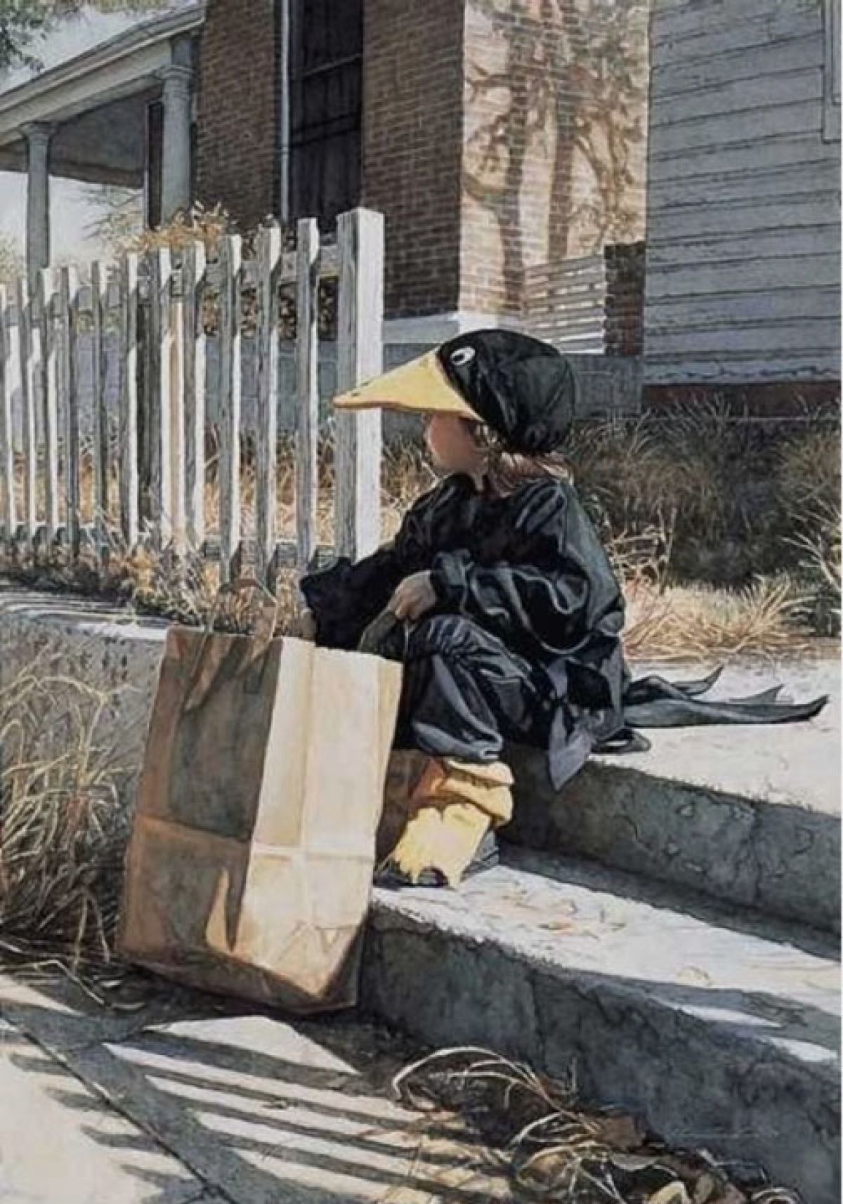 Steve Hanks - Little Black Crow - Limited Edition Lithograph