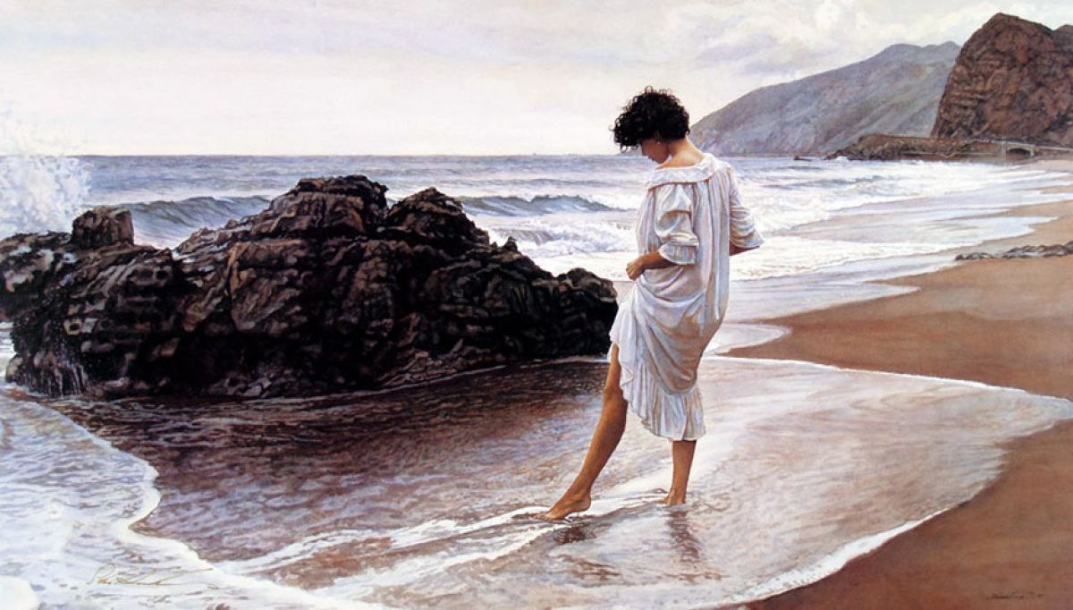 Herndon Fine Art offers authenticated Steve Hanks fine art, including rare hand-signed limited edition prints, sold-out Greenwich Workshop canvas giclées, and luminous watercolor graphics.