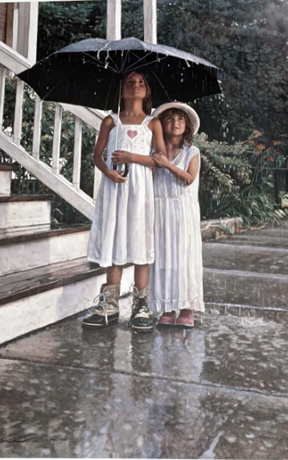 Steve Hanks - Shelter for the Heart - Limited Edition Lithograph