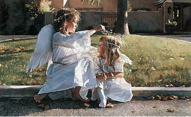 Steve Hanks - Someone to Watch Over Me - Limited Edition Lithograph