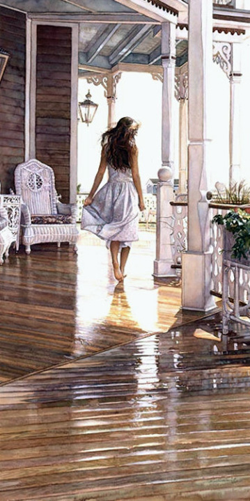 Steve Hanks - Sunshine After the Rain - Limited Edition Lithograph