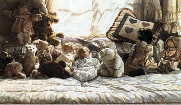 Steve Hanks - Things Worth Keeping - Limited Edition Giclee on Canvas