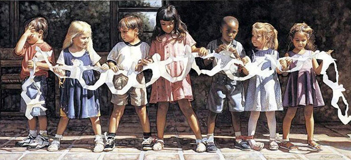 Steve Hanks - We Are Bound Together - Limited Edition Lithograph