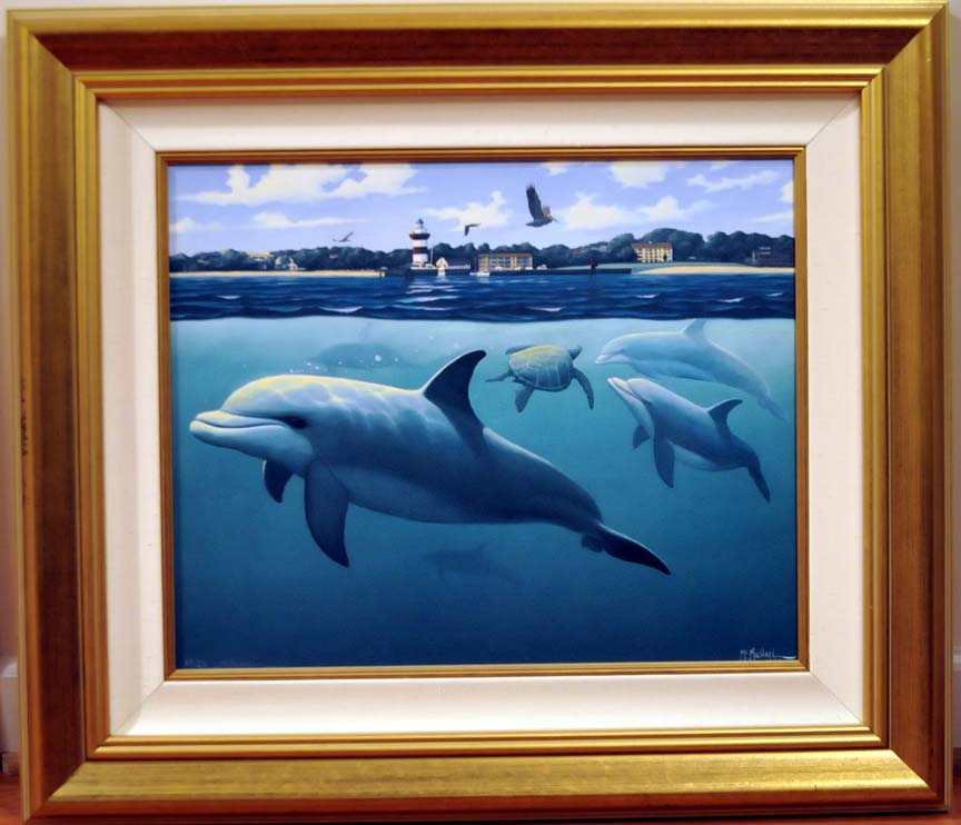 Herndon Fine Art offers authenticated Don McMichael fine art, including rare hand-signed limited edition serigraphs, marine wildlife canvas editions, and original whale paintings.
