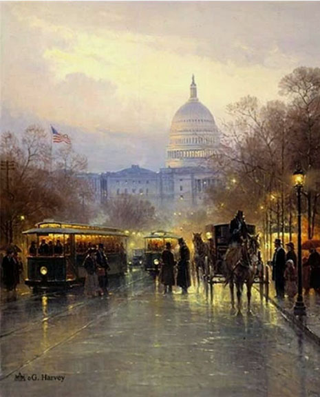 G Harvey - A Genteel Nation - Limited Edition Lithograph