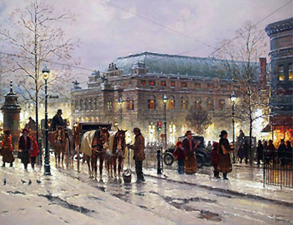 G Harvey - An Evening with Mozart - Limited Edition Lithograph