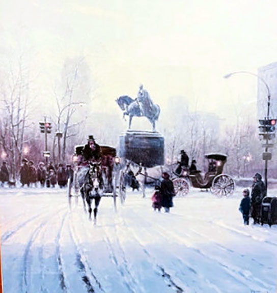 G Harvey - Avenue of the Americas - Poster