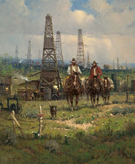 G Harvey - Bedrolls and Dreams - Limited Edition Giclee on Canvas