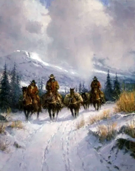 G Harvey - Bundled Blessings - Limited Edition Giclee on Canvas