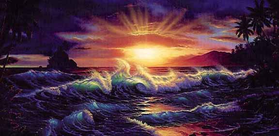 Christian Lassen - Hawaiian Dawn - Limited Edition Lithograph