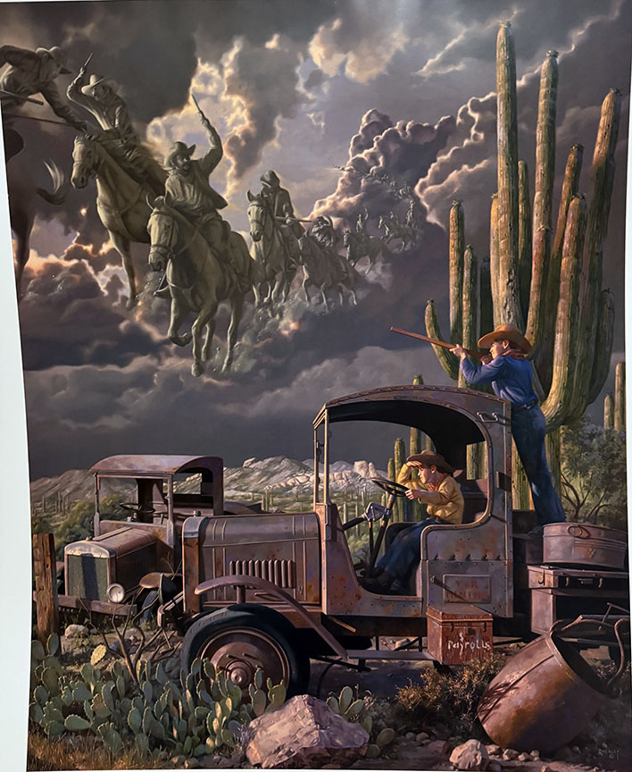 Bob Byerley - Heroes and Villains - Limited Edition Lithograph