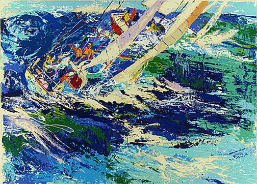 Leroy Neiman - High Seas Sailing - Limited Edition Serigraph