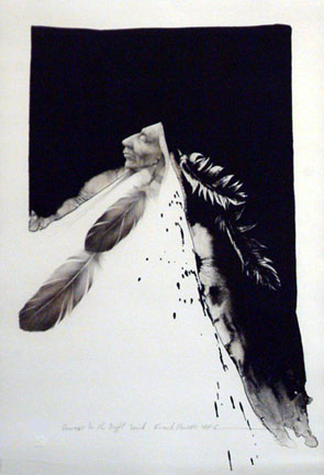 Frank Howell - Homage to the Night Wind - Limited Edition Lithograph