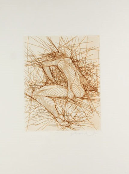 Guillaume Azoulay - Un Homme Assis - Limited Edition Serigraph