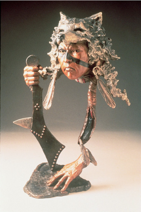 Mark Hopkins - I Have Seen Tomorrow Vision of the Future - Limited Edition Bronze Sculpture