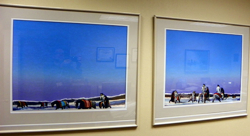 Earl Biss - Horse Thieves at Dawn - Limited Edition Serigraph