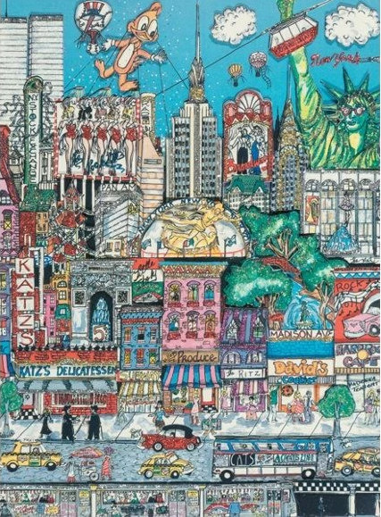 Charles Fazzino - I Love New York - 3-D Limited Edition Serigraph