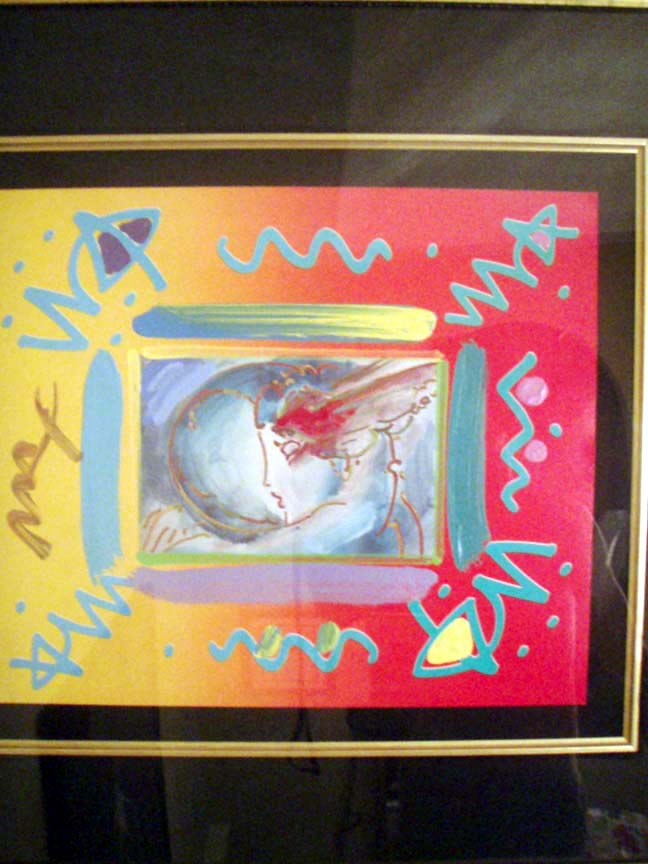 Peter Max - I Love The World Collage - Original Mixed Media / Acrylic / Collage on Paper