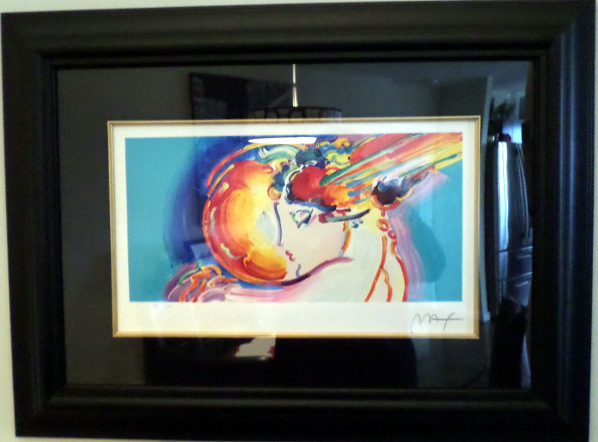 Peter Max - I Love The World - Limited Edition Serigraph