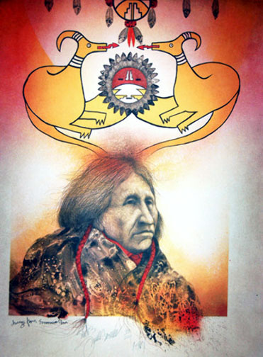 Frank Howell - Image from 
		Encarnacion Pena - Limited Edition Lithograph