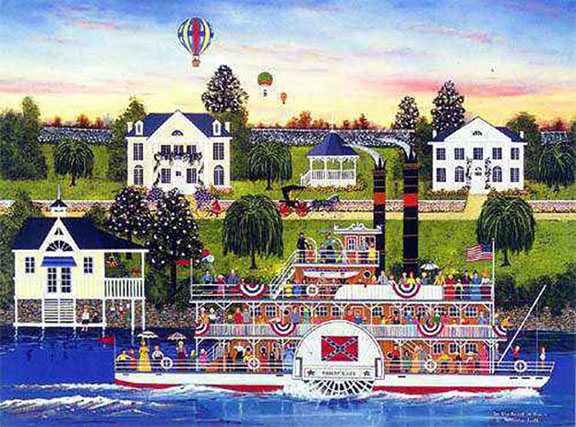 Jane Wooster Scott - In the Heart of Dixie - Limited Edition Serigraph