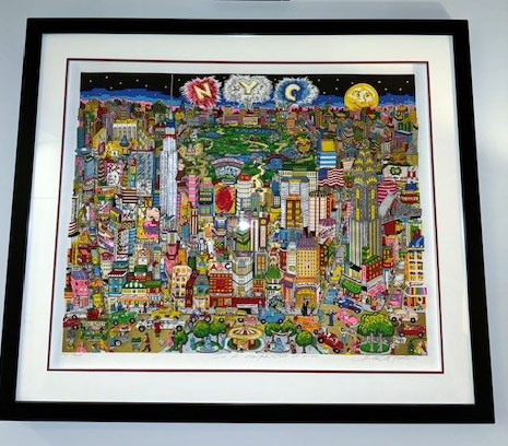 Charles Fazzino - In a New York State of Mind - 3-D Limited Edition Serigraph