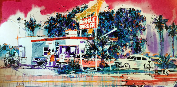 Michael Bryan - In n Out Burger - Limited Edition Serigraph
