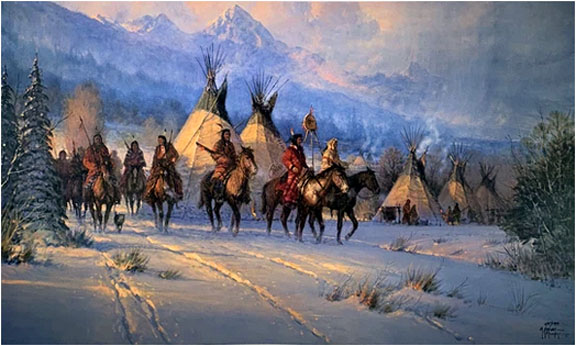 G Harvey - In the Land of the Tetons - Limited Edition Lithograph