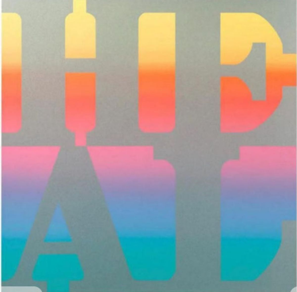Robert Indiana - Heal 2014 (Variation Silver) - Limited Edition Serigraph