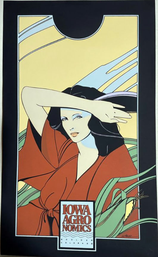 Patrick Nagel - Iowa Agronomics - Limited Edition Serigraph