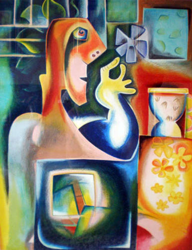 Alexandra Nechita - Irish Blessing - Limited Edition Lithograph