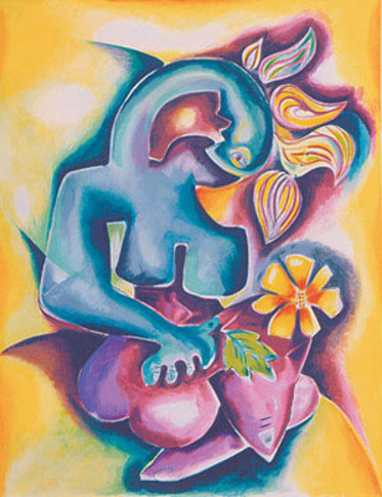 Alexandra Nechita - Irreplaceable II - Limited Edition Lithograph