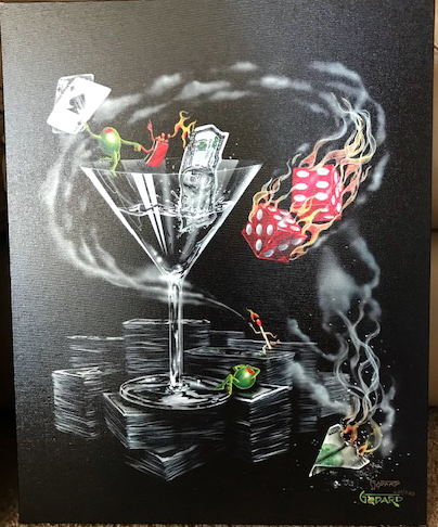 Michael Godard - It's All About Insurance - Limited Edition Giclee on Canvas