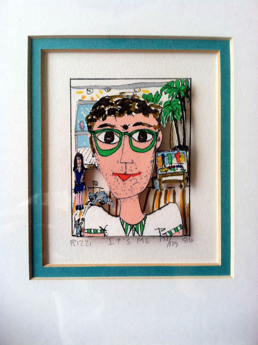 James Rizzi - It's Me - 3-D Limited Edition Serigraph