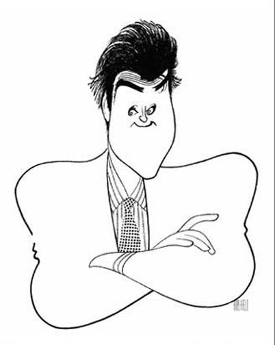 Al Hirschfeld - Jay Leno - Limited Edition Lithograph