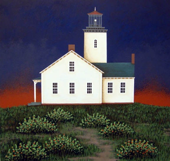 Theodore Jeremenko - Crimson Light at Sunset - Limited Edition Serigraph