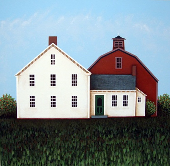 Theodore Jeremenko - In the Country at Dusk - Limited Edition Serigraph