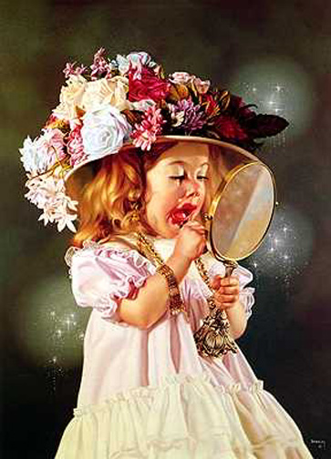Bob Byerley - Jessica's Bonnet - Limited Edition Lithograph on Canvas