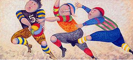 Graciela Rodo Boulanger - Jeu de Dimanchex - Limited Edition Serigraph